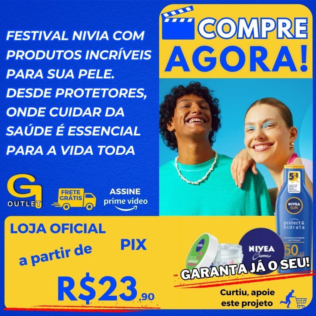 festival nivia com produtos incríveis ss para sua pele