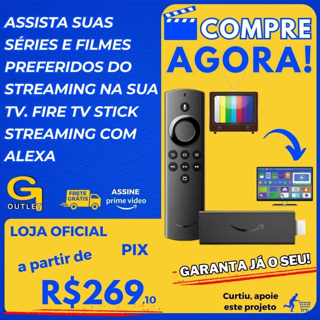 fire tv stick streaming com alexa da amazon