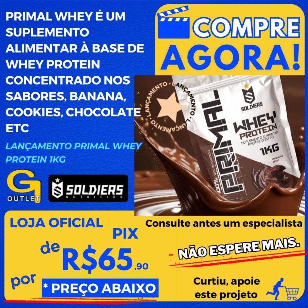 lançacamento prima key whey protein 1kg soldiers nutrition