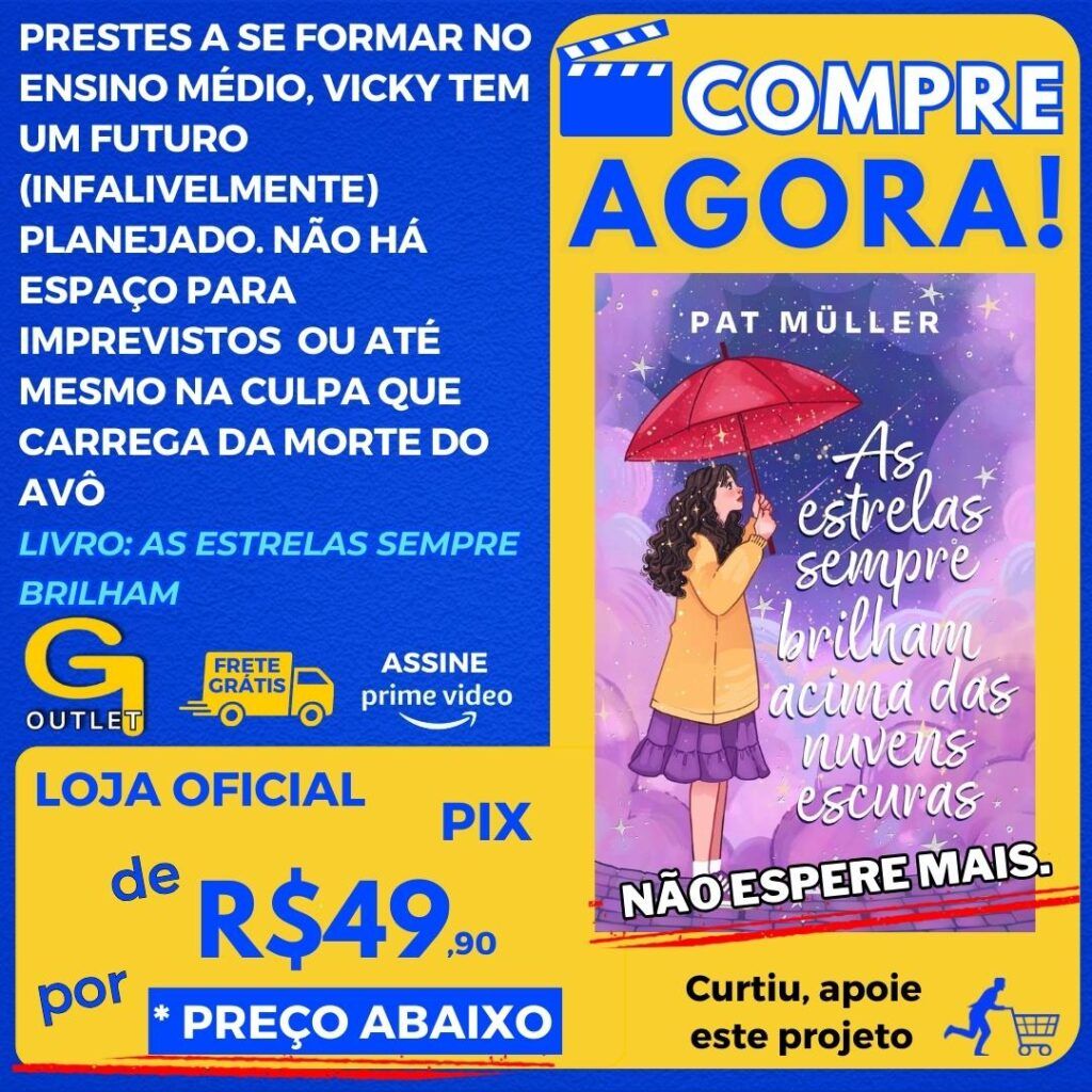 livro as estrelas sempre brilham acima das nuvens escuras