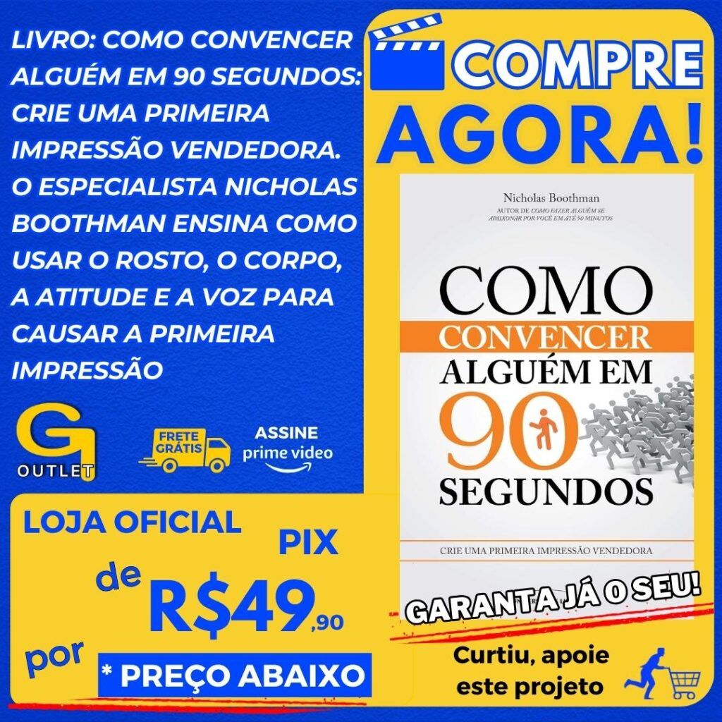 livro como convencer alguém em 90 segundos