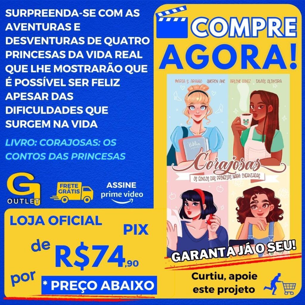 livro corajosas os contos das princesas