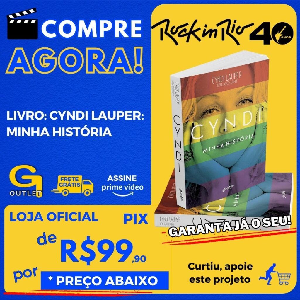 livro cyndi lauper minha historia