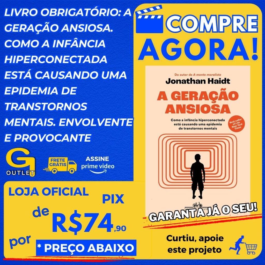 livro geração anciosa