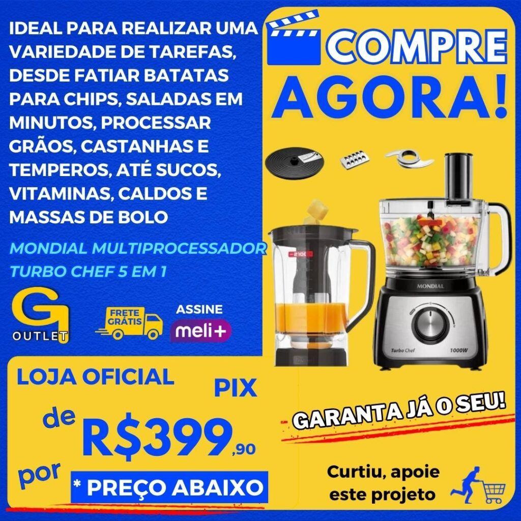 mondial multiprocessador turbo chef