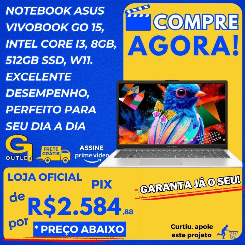 notebook asus vivobook go 15