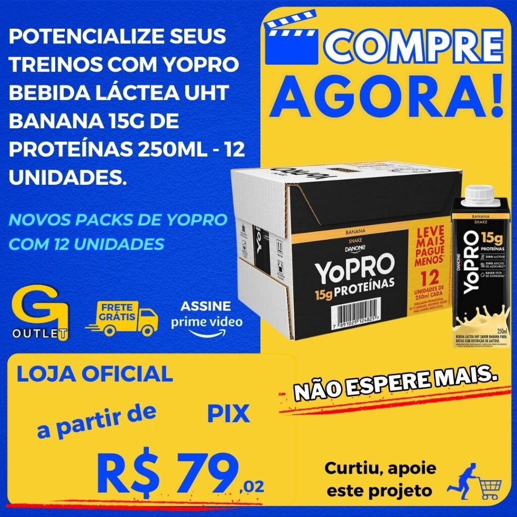 novos packs de yopro com 12 unidades