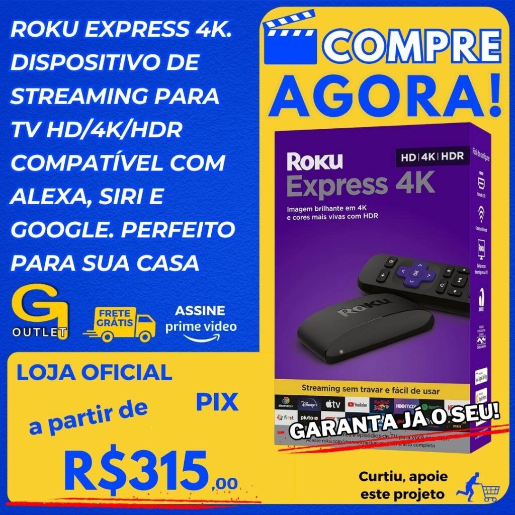 roku express 4k dispositivo streaming para tv hd 4k hdr