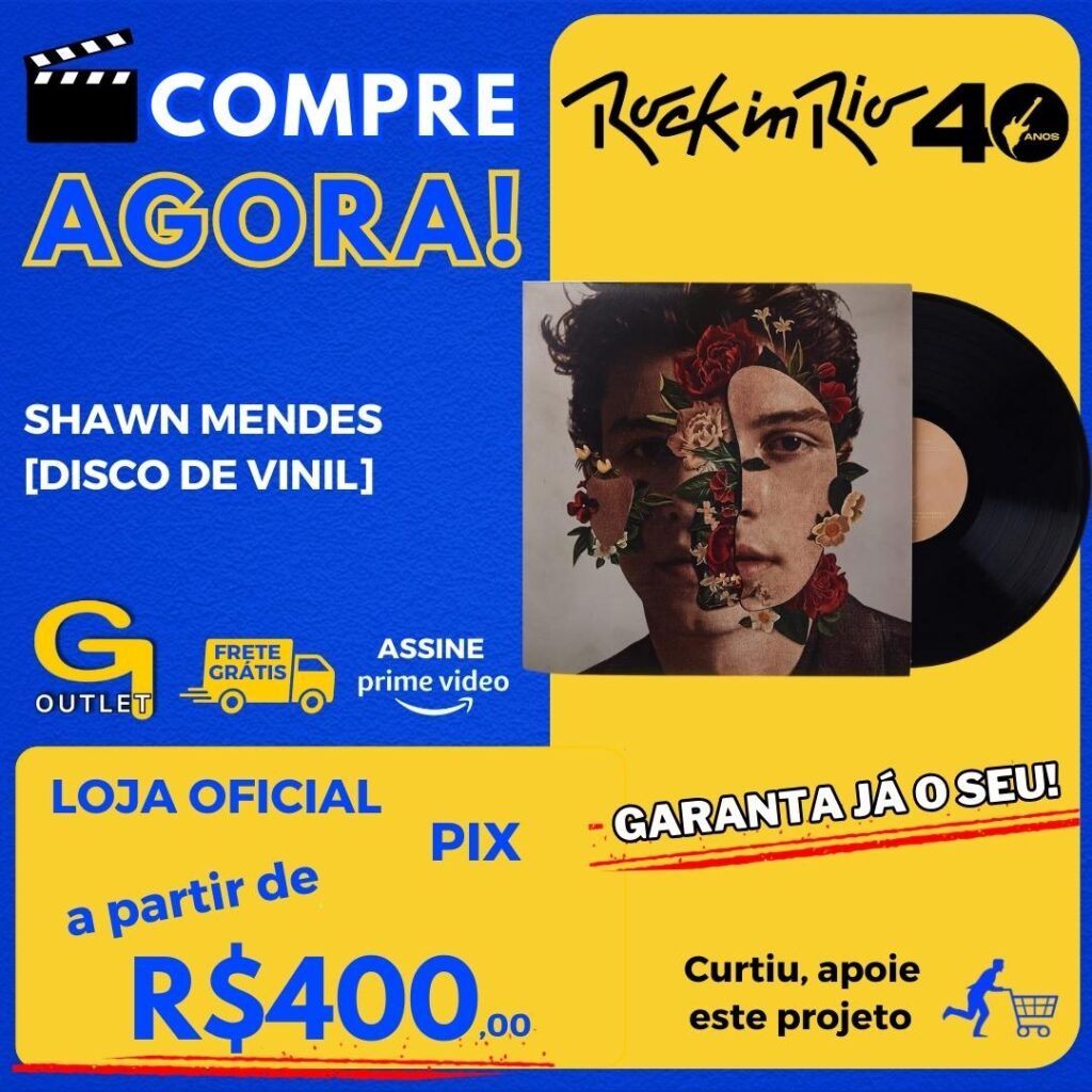 shawn mendes disco de vinil