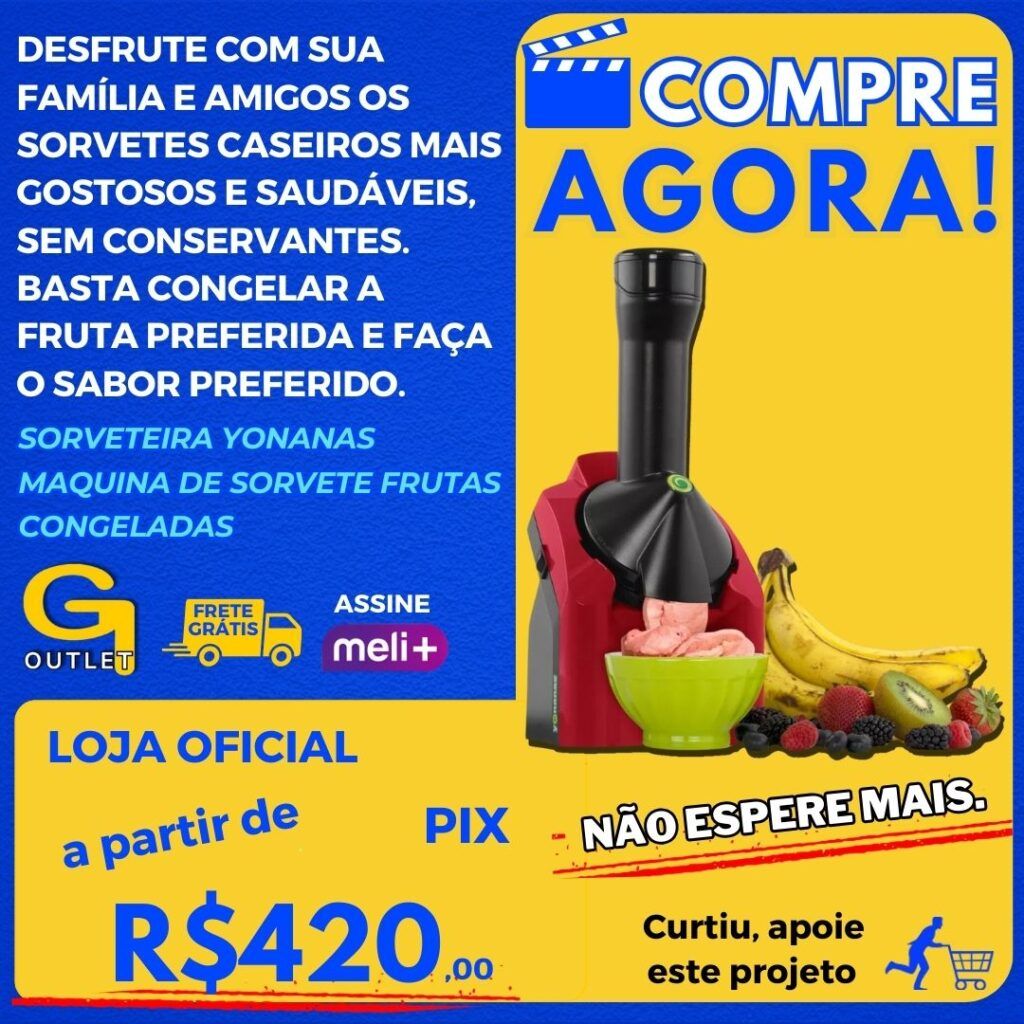 sorveteira yonanas frutas congeladas