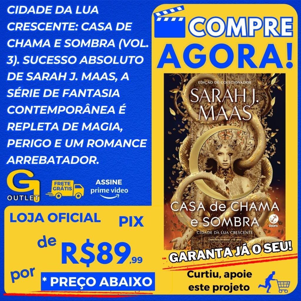 Livro Cidade da Lua Crescente Volume 3 Sucesso absoluto Sarah J Mass