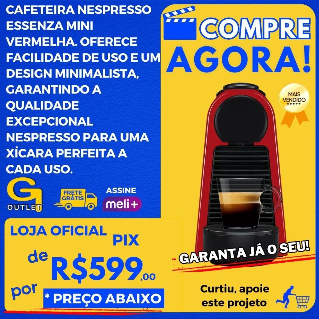 cafeteira nespresso essenza mini