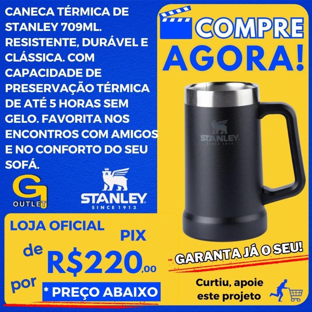 caneca térmica stanley 709ml