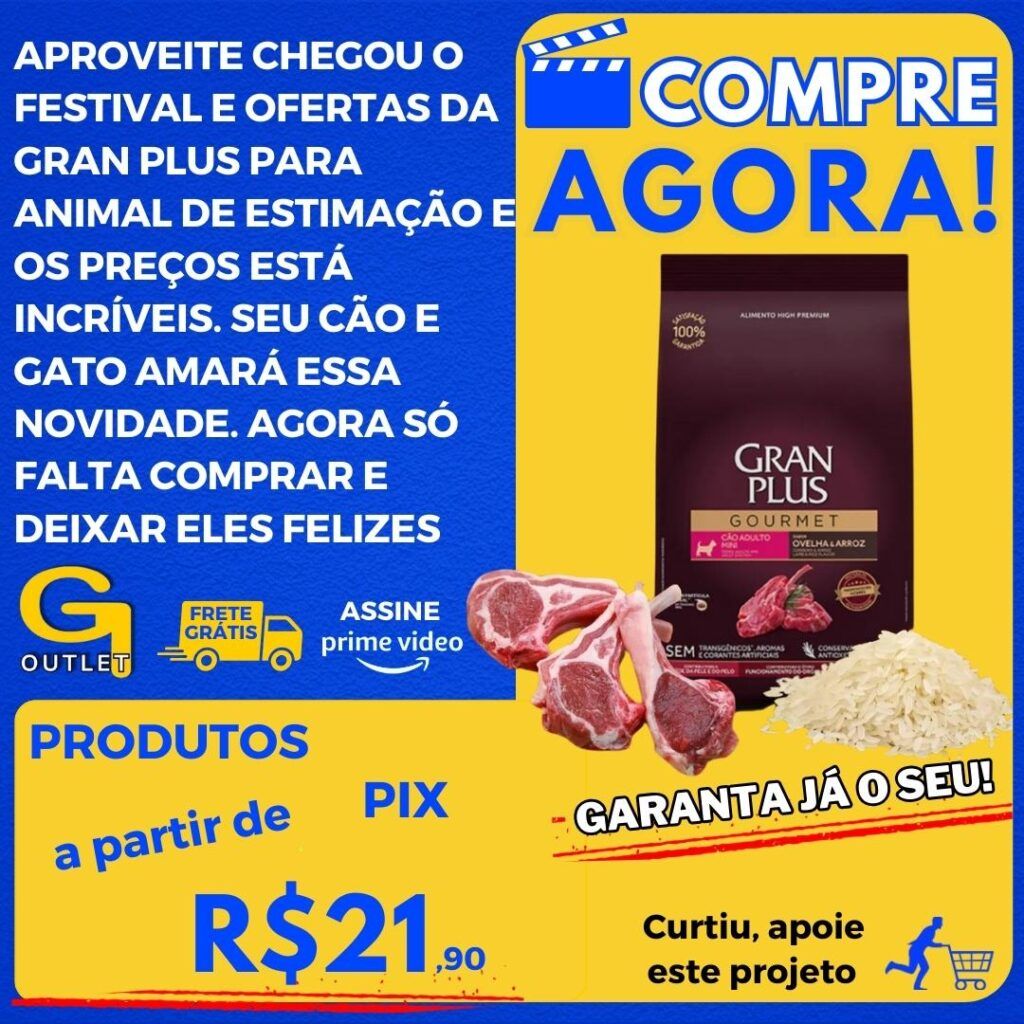 chegou o festival gran plus rações para cães e gatos