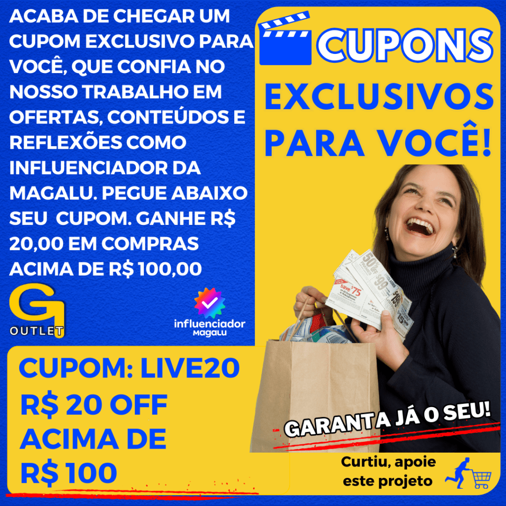 cupom 20,00 para compras acima de 100,00 magalu