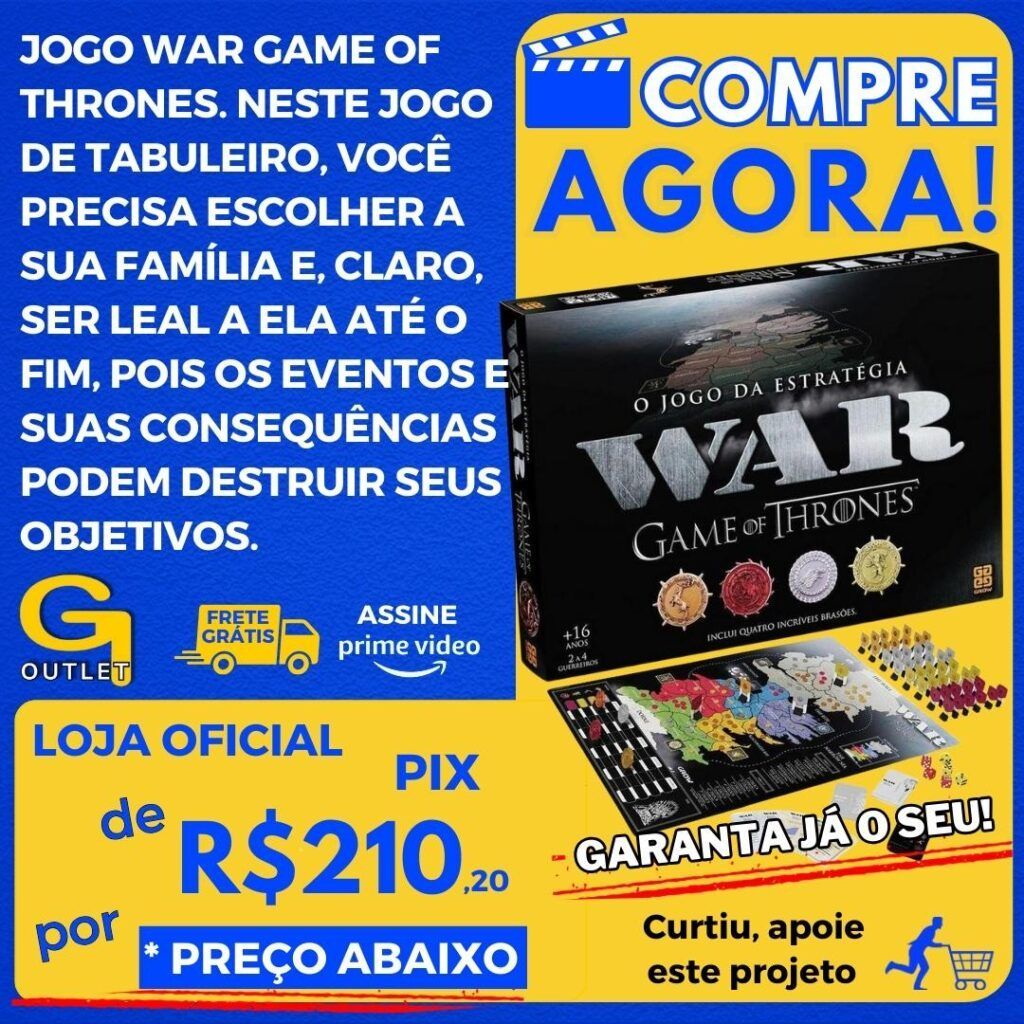 jogo war game of thrones