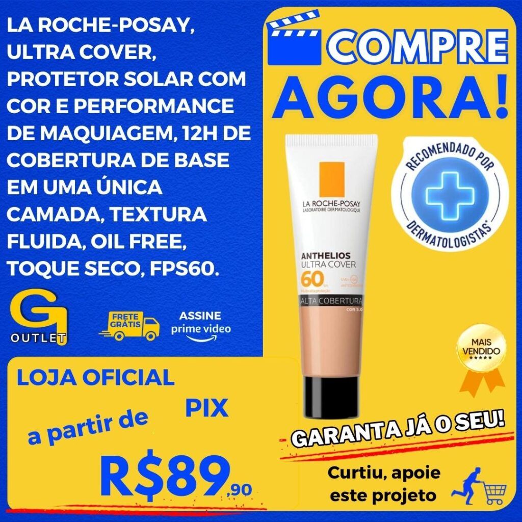 la roche-posay ultra cover protetor solar com alta performance de maquiagem