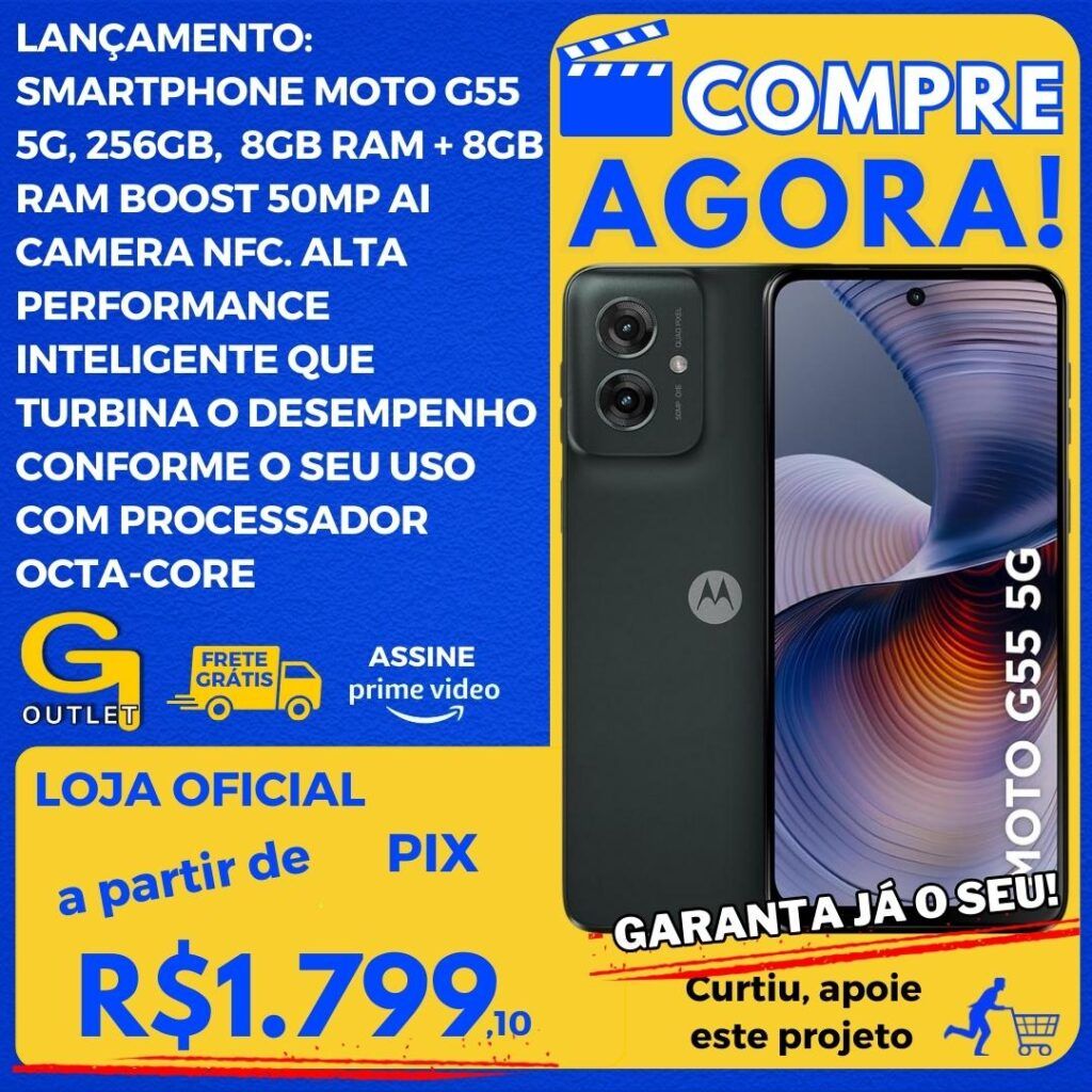 lançamento smartphone moto g85 5g 256gb 8g ram e camera IA