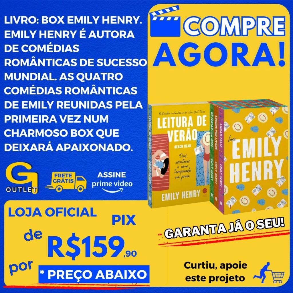 livro box emily henry autora de comédias românticas e sucesso mundial