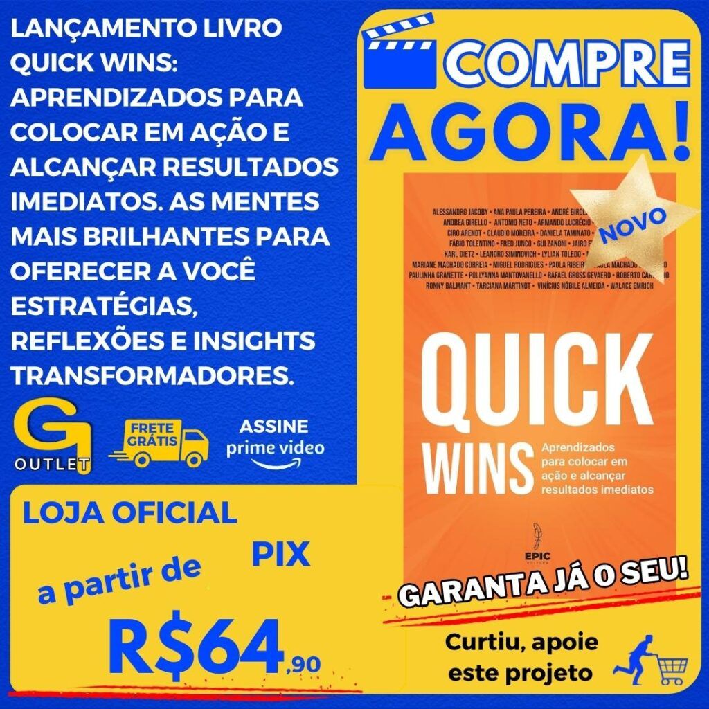 livro quick wins lançamento aprendizado para resultados imediatos