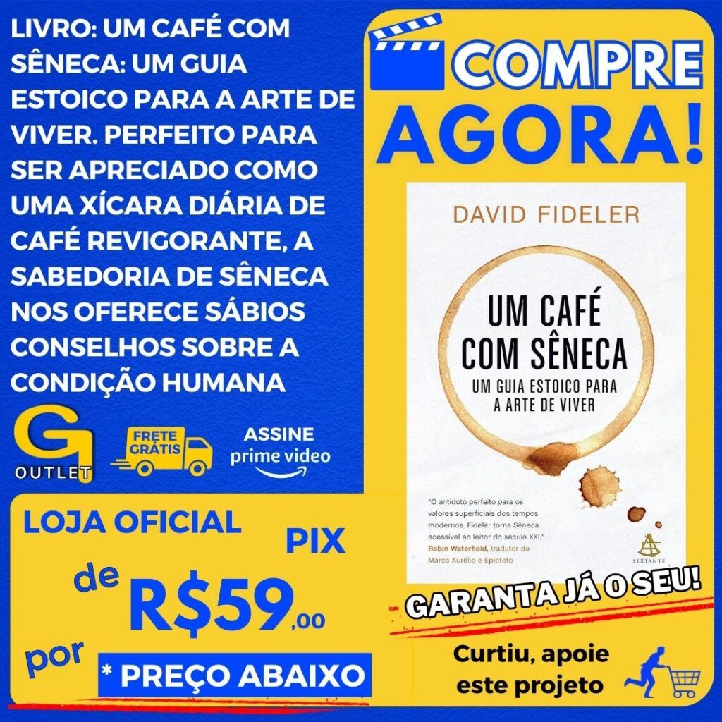 livro um café com seneca um guia para arte de viver