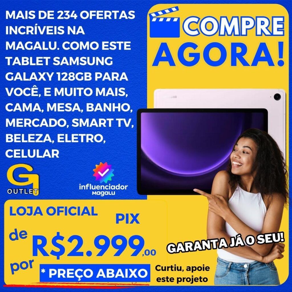 mais de 234 ofertas incríveis na magalu omo este tablet samsung galaxy 128gb