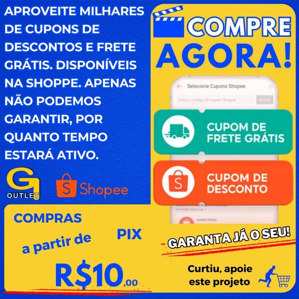 milhares de cupons na shopee e frete grátis