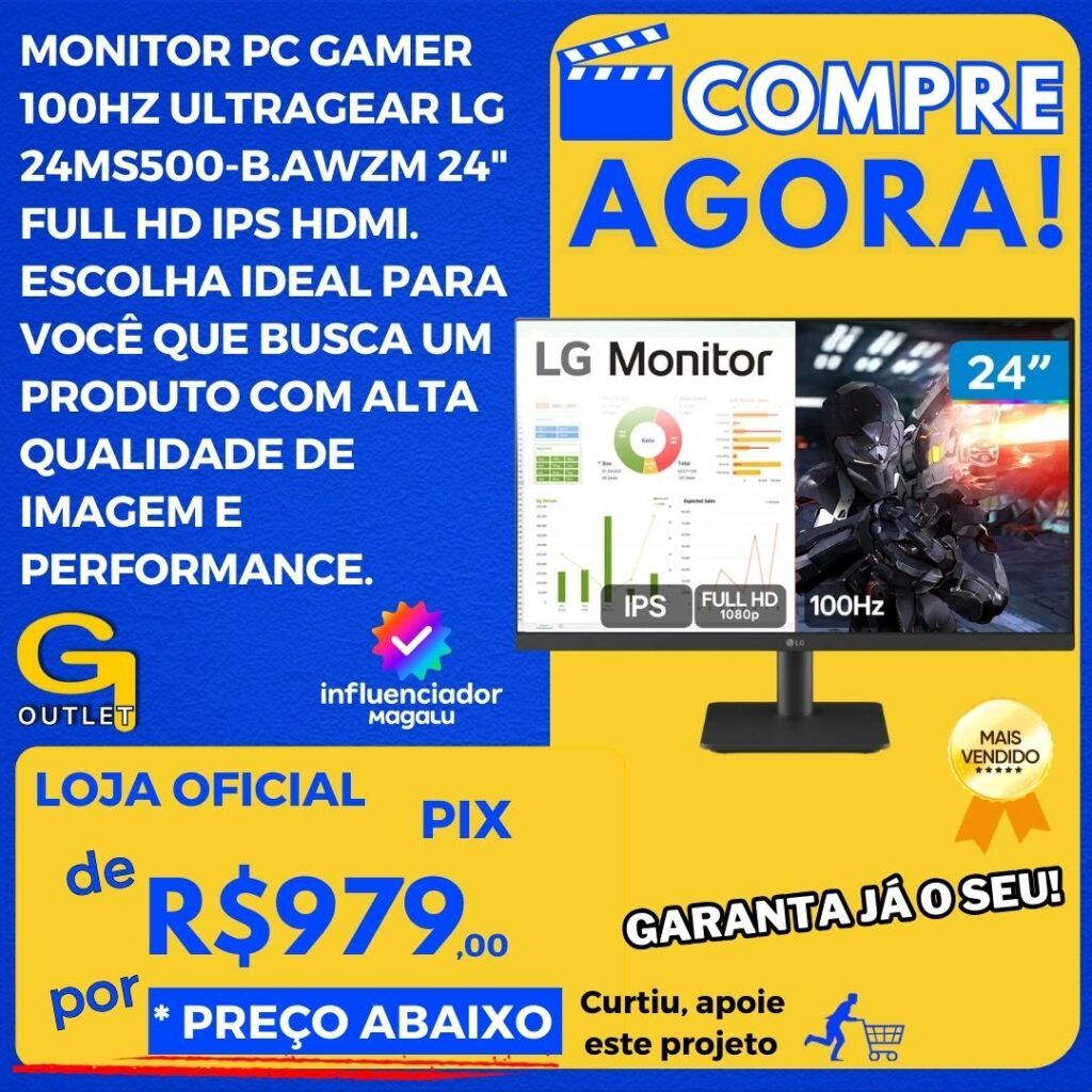 monitor pc gamer 100hz ultragear lg 24 full hd hdmi