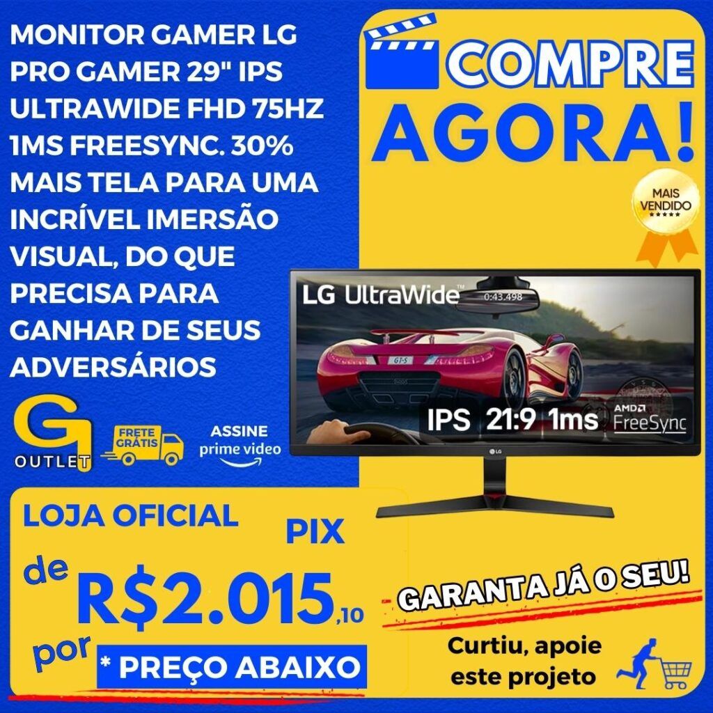 montor gamer lg pro gamer 29 ips ultrawide