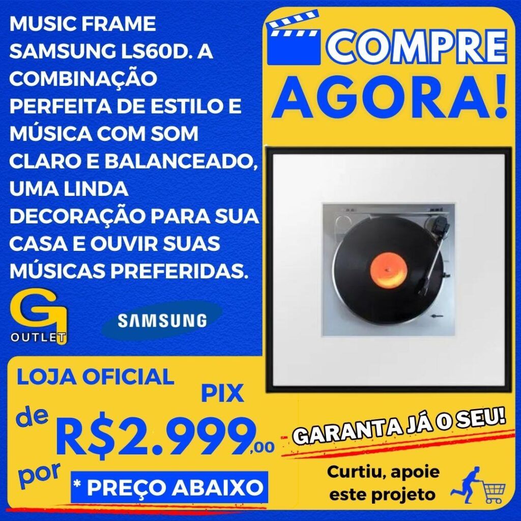 music frame samsung suas músicas com estilo e decorativo