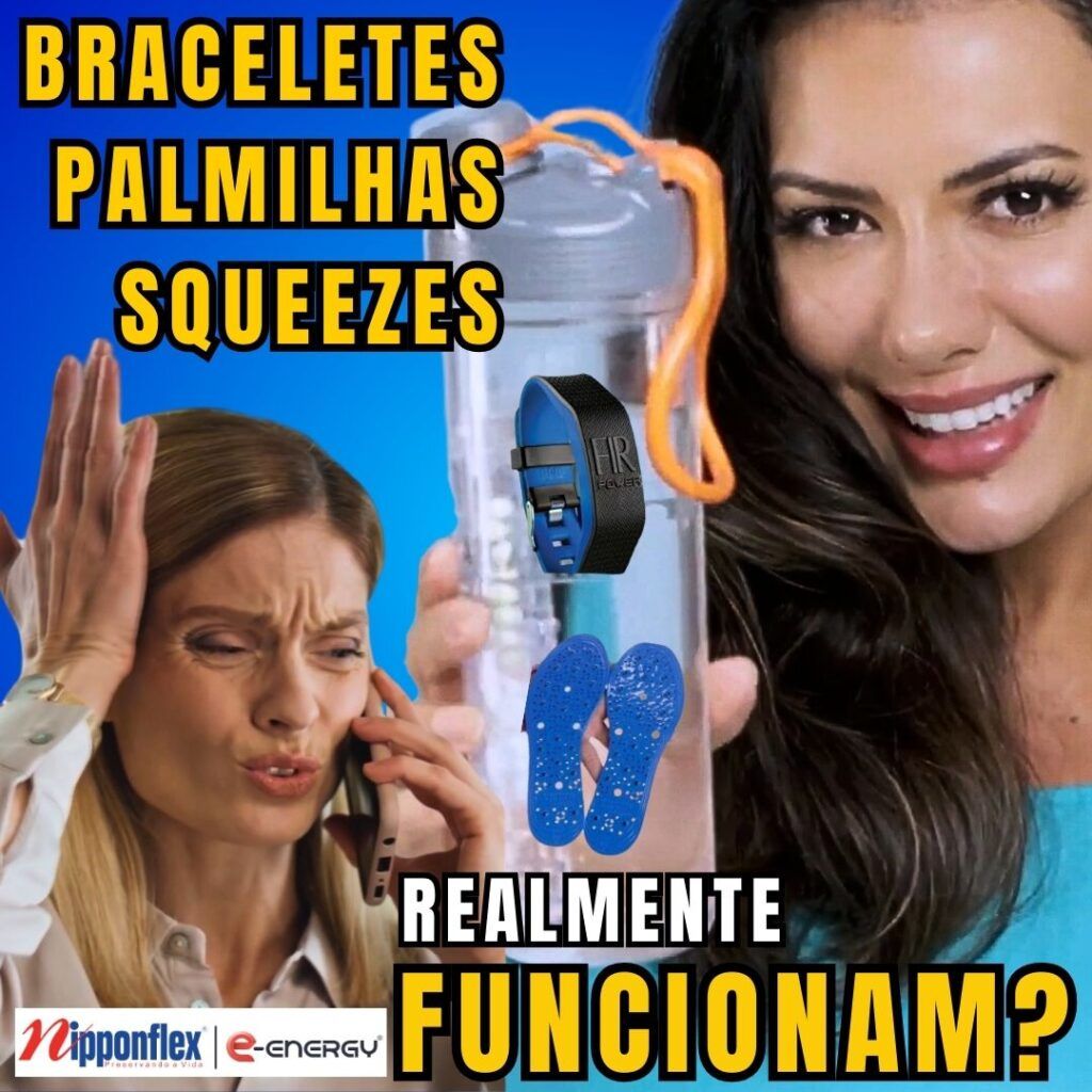 Experimente os braceletes, palmilhas e squezee #nipponflex #gestaoludika #energy