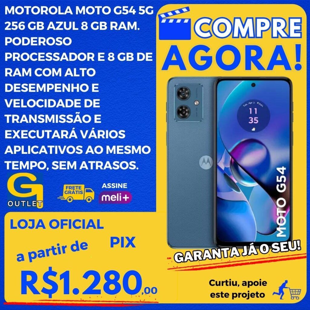 celular motorola moto g54 256gb 85gb ram