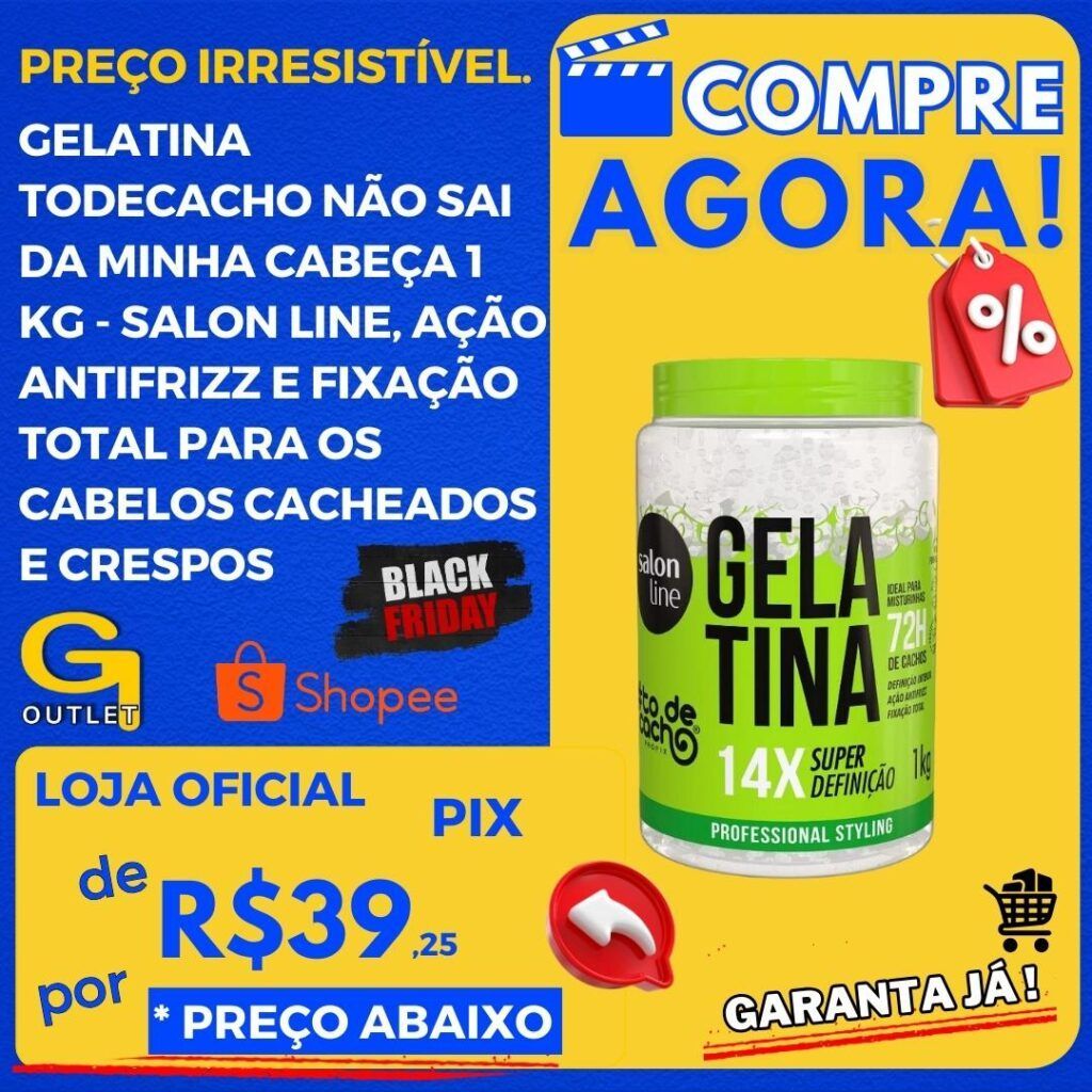 gelatina todecacho não sai da minha cabeça salonline