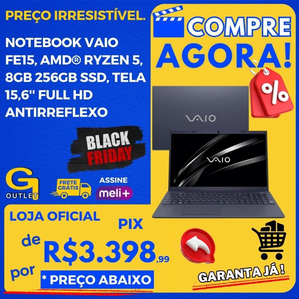 notebook vaio fe15