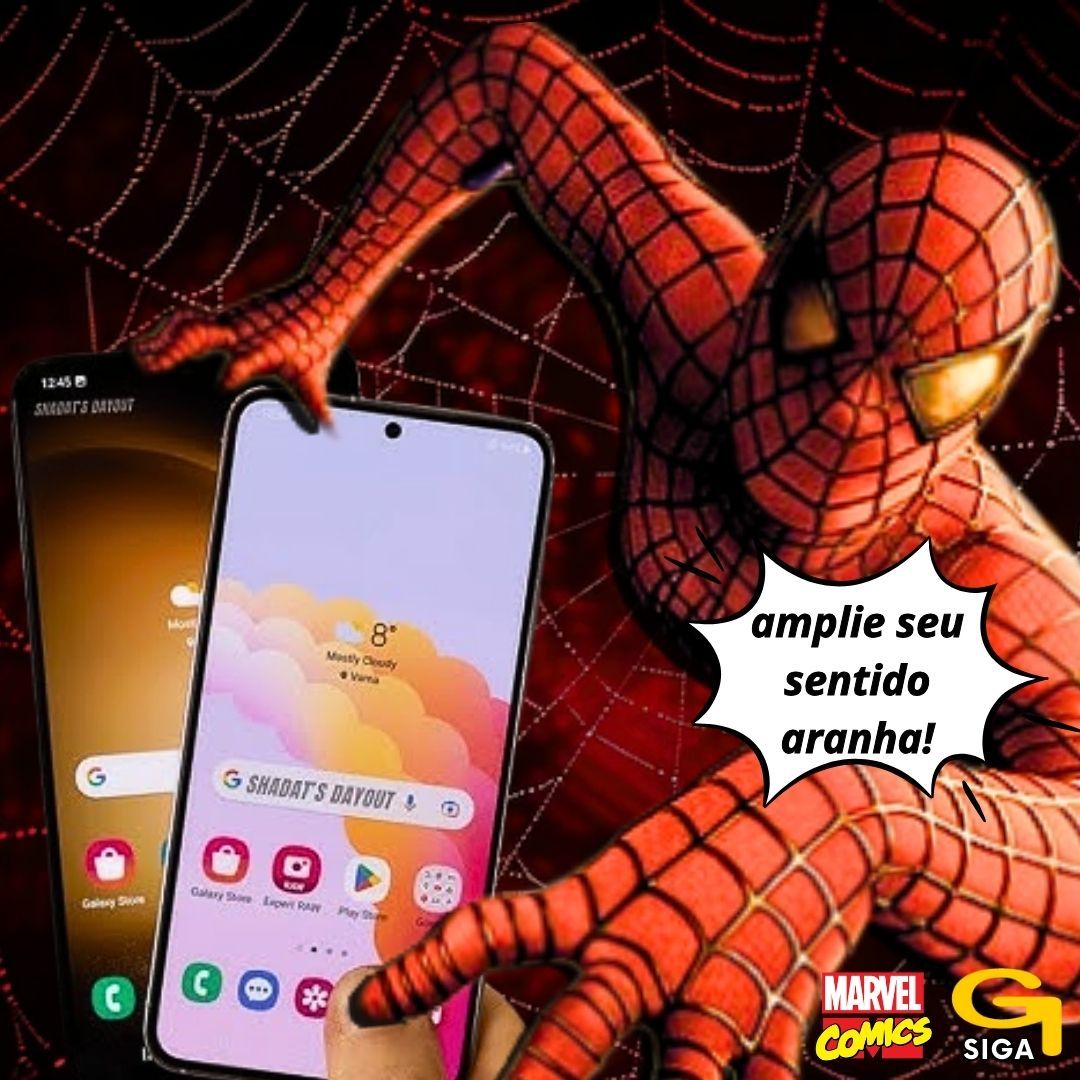 amplie seu sentido aranha lançamento - Samsung Galaxay S25