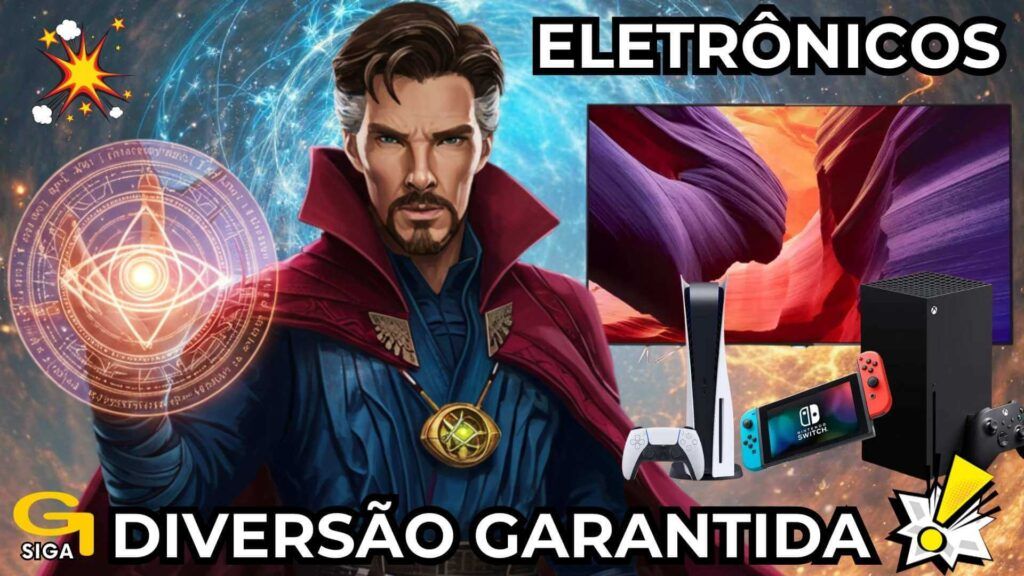 eletrônicos smartvs, playstation, xbox, nintendo e muito mais