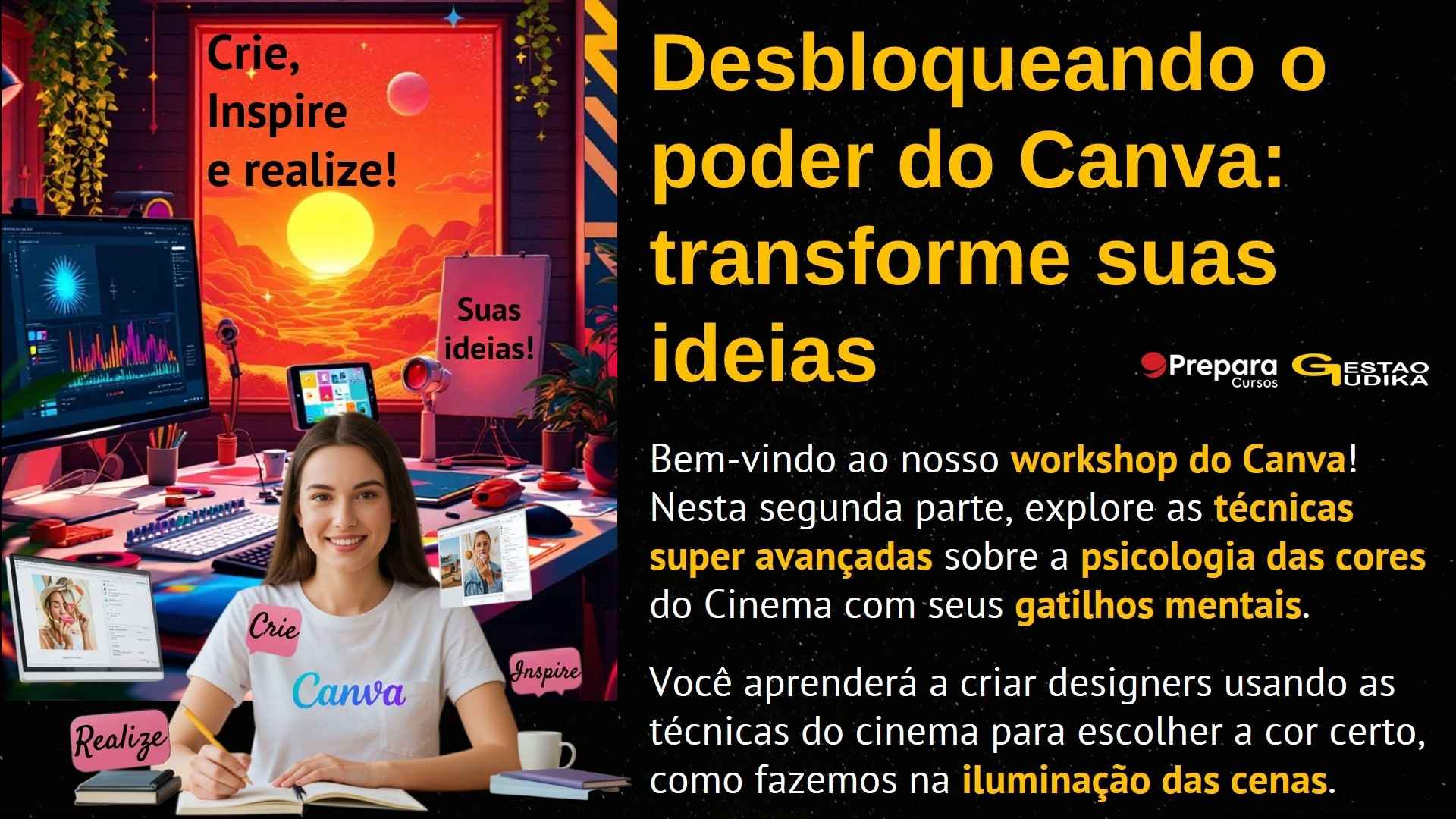 Desbloqueando o Poder do Canva Psicologia das Cores e Gatilhos Mentais